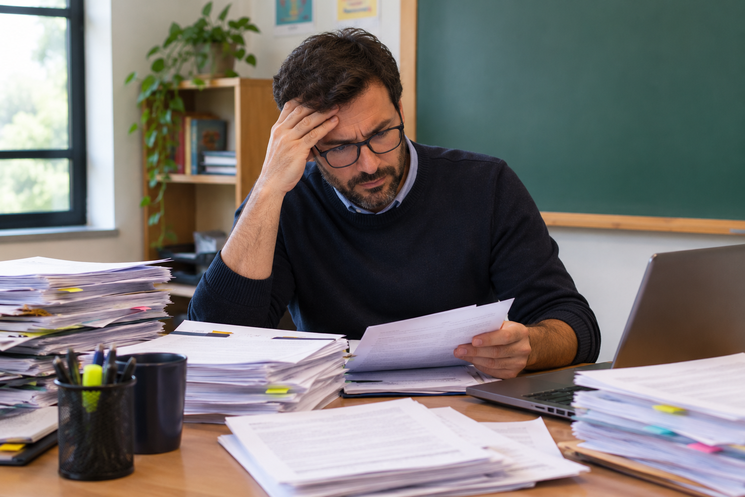 Como identificar sinais de burnout docente antes que afete a sala de aula